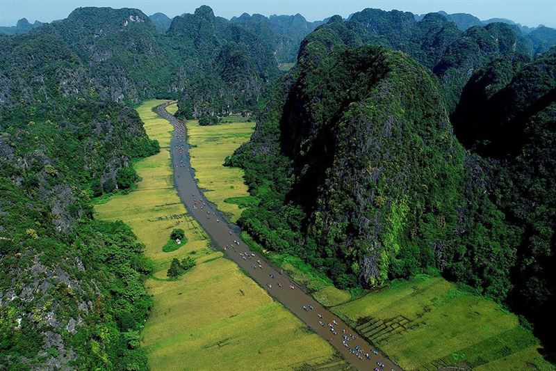  Hoa Lu - Tam Coc - Mua Cave - 1 Day Trip By Limousine